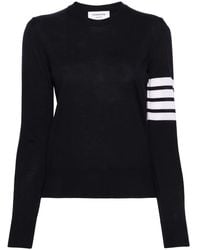 Thom Browne - Relaxed Fit Pullover With 4 Bar - Lyst