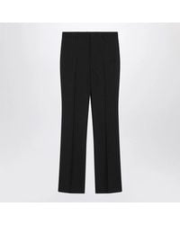 Gucci - Wool Pinstripe Trousers - Lyst