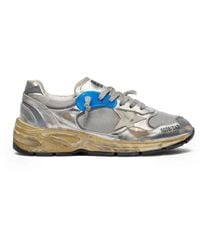 Golden Goose - "Running Dad" New Net And Laminated Upper Leather Star La - Lyst