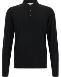 LARMERI STUDIO - Merino Wool Polo Shirt - Lyst