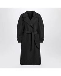 Moncler x Edward Enninful - Double-Breasted Trench Coat With Belt - Lyst
