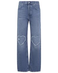 Moschino - Cotton Jeans - Lyst
