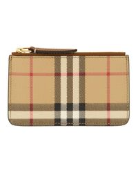 Burberry - Check Purse - Lyst