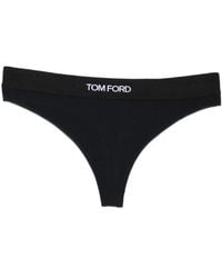 Tom Ford - Logo Thongs - Lyst