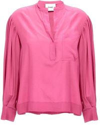 Nude - Silk Bloshirt - Lyst