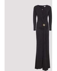 Elisabetta Franchi - Dark Chocolate Jersey Gown - Lyst