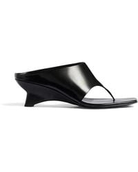 KHAITE - Marlow Leather Mules - Lyst
