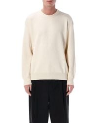 Roberto Collina - Irregular Texture Crewneck Sweater - Lyst