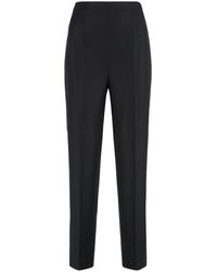 Alberta Ferretti - Virgin Wool Trousers - Lyst