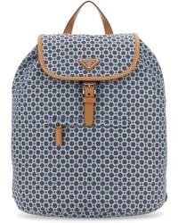 Prada - Printed Re-Nylon Backpack - Lyst