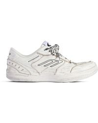 Balenciaga - Leather Upper Rubber Sole Shoes - Lyst