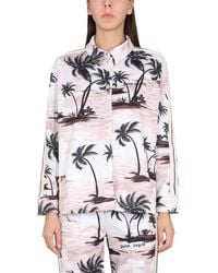 Palm Angels - Island Print Shirt - Lyst