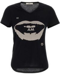 Fendi - V-Neck T-Shirt - Lyst
