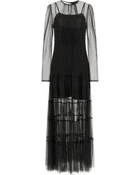 Twinset - Twin Set Lamé Thread Dress - Lyst