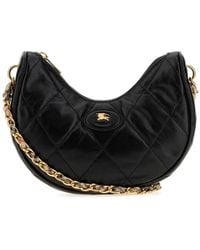 Burberry - Leather Horseshoe Shoulder Bag - Lyst