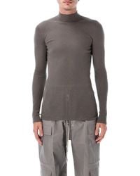 Rick Owens - Ribbed Lupetto Wool Turtleneck Sweater - Lyst