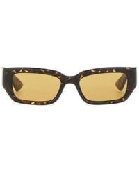 Bottega Veneta - Rectangular Sunglasses "Dash" - Lyst