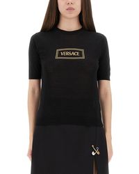 Versace - Virgin Wool Sweaters - Lyst