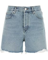 FRAME - Mini Everyday Denim Shorts For - Lyst