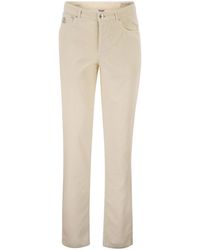 Brunello Cucinelli - Five-Pocket Cotton Corduroy Trousers - Lyst