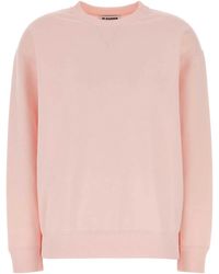 Jil Sander - Cotton Sweatshirt - Lyst