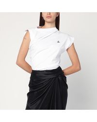 Vivienne Westwood - Asymmetric T-Shirt With Orb Logo - Lyst