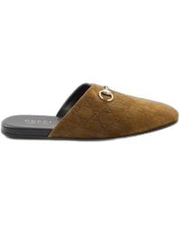 Gucci - Horsebit Mules - Lyst
