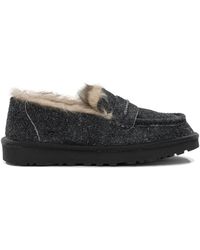 UGG - Suede Rubber Loafers - Lyst