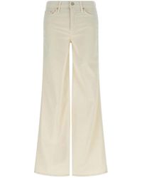 Mother - Mother Cotton Fla Pants - Lyst