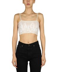 Vision Of Super - Pailsey Pattern Crop Top - Lyst