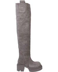 Rick Owens - Suede Leather Boots - Lyst