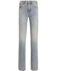Dolce & Gabbana - Straight Low Rise Jeans - Lyst