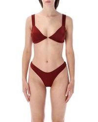 MATINEÉ - Jane Glossy Lycra Bikini - Lyst
