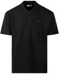 Maison Kitsuné - Maison Kitsuné Profile Fox Cotton Polo Shirt - Lyst
