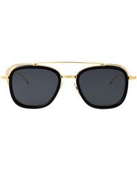 Thom Browne - Shiny 18K Titanium Acetate+Titanium Sunglasses - Lyst