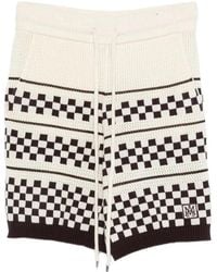 Amiri - Checkered Mesh Short - Lyst