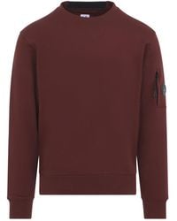 C.P. Company - C.P.Company Andorrared Cotton Sweatshirt - Lyst