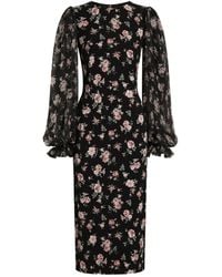 Dolce & Gabbana - Silk Dress - Lyst