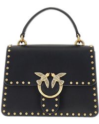 Pinko - Studded Mini Love Bag One Top-Handle Bag - Lyst