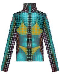 Jean Paul Gaultier - "Re-Edition High Neck" With Long Sleeves - Lyst