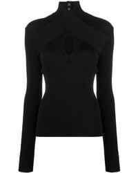 MSGM - Ribbed Sweater - Lyst