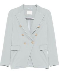 Circolo 1901 - Cotton Double Breasted Jacket - Lyst