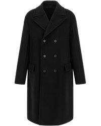 Fendi - Angora And Wool Coat - Lyst