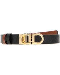 Ferragamo - Salvatore Leather Reversible Belt - Lyst