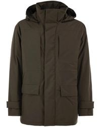Herno - Technical Hooded Padded Parka - Lyst