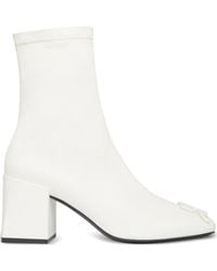 Courreges - 70Mm Block Heel Ankle Boots - Lyst