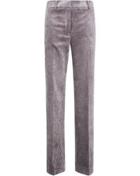 Antonelli - "Prunelli" Straight Leg Corduroy Trousers - Lyst