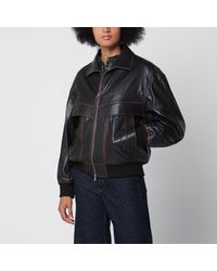 DUNST - Dark Leather Blouson - Lyst