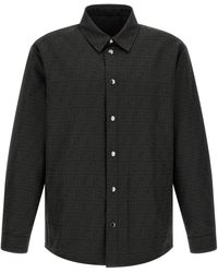Fendi - 'Ff' Jacquard Overshirt - Lyst
