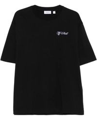 Off-White c/o Virgil Abloh - Script Logo Skate T-Shirt - Lyst